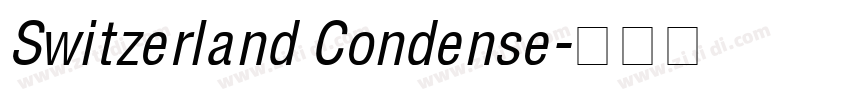 Switzerland Condense字体转换